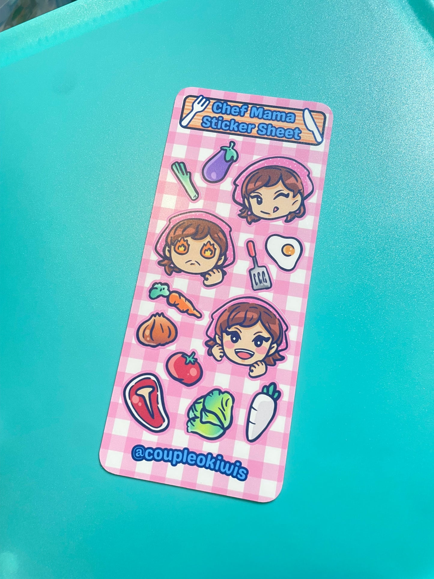 Chef Mama Sticker Sheet