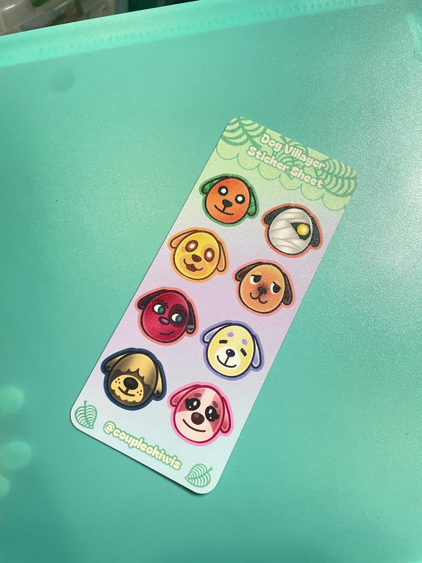 AC Dogs Sticker Sheet