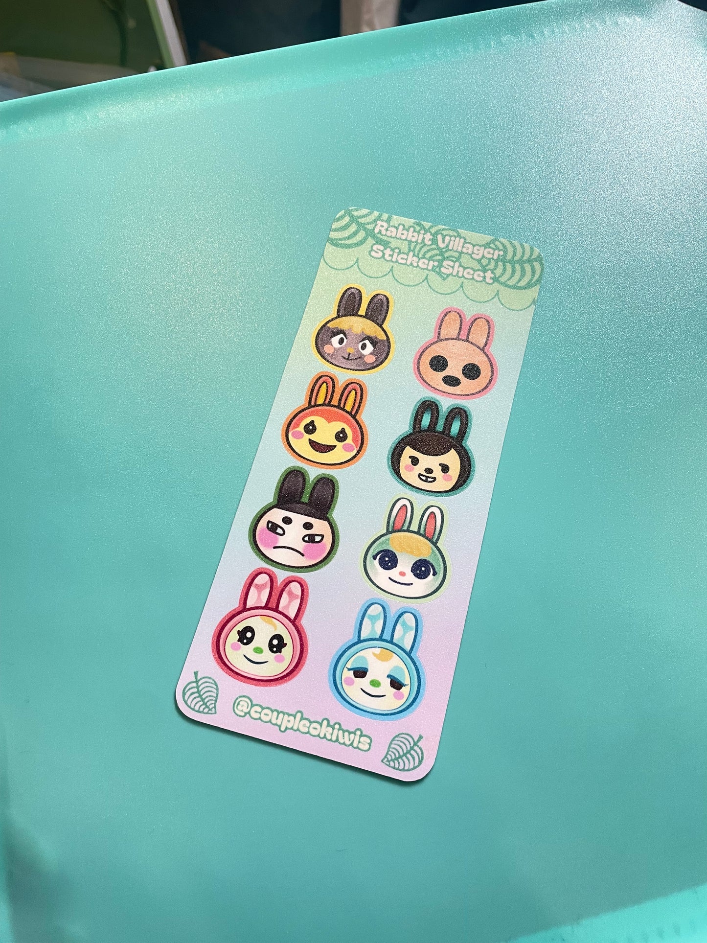 AC Rabbit Villager Sticker Sheet