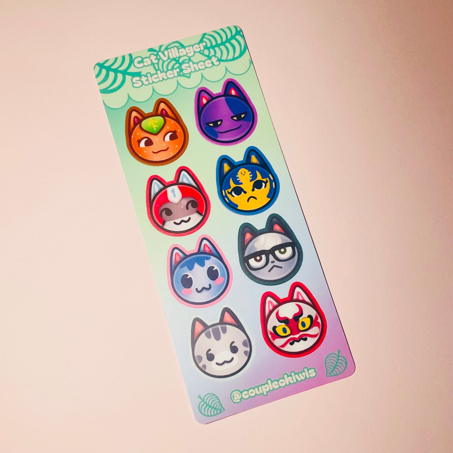 AC Cats Sticker Sheet