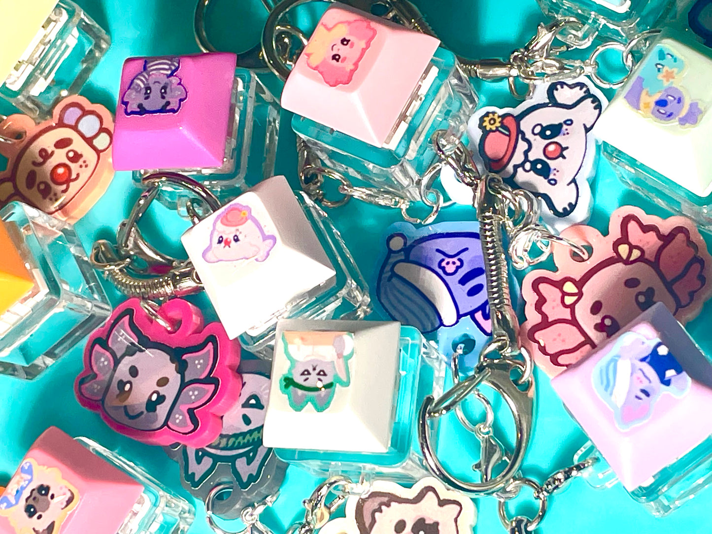 Keycap Charms